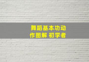 舞蹈基本功动作图解 初学者